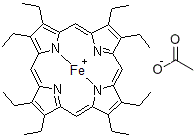CAS#: 41697-90-9, 2,3,7,8,12,13,17,18-Octaethyl-21H,23H-Porphine Iron(III) Acetate