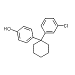 CAS#: 41768-92-7, 4-[1-(3-Chlorophenyl)Cyclohexyl]Phenol