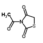CAS#: 41812-51-5, 3-Acetyl-1,3-Thiazolidine-2,4-Dione