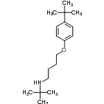 CAS 登录号：418787-06-1， N-(2-甲基-2-丙基)-4-[4-(2-甲基-2-丙基)苯氧基]-1-丁胺