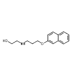 CAS#: 418787-71-0, 2-{[3-(2-Naphthyloxy)Propyl]Amino}Ethanol