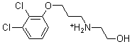 CAS#: 418788-90-6, 2-[[3-(2,3-Dichlorophenoxy)propyl]amino]ethanol