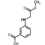 CAS#: 418788-94-0, 3-[(2-Methoxy-2-Oxoethyl)Amino]Benzoic Acid