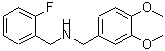 CAS 登录号：418789-49-8， 1-(3,4-二甲氧基苯基)-N-(2-氟苄基)甲胺