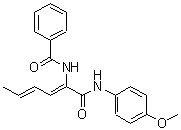 CAS#: 418796-54-0, N-{(2Z,4E)-1-[(4-Methoxyphenyl)Amino]-1-Oxo-2,4-Hexadien-2-Yl}Benzamide