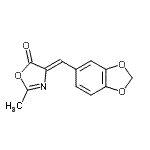 CAS#: 41888-62-4, (4Z)-4-(1,3-Benzodioxol-5-Ylmethylene)-2-Methyl-1,3-Oxazol-5(4H)-One
