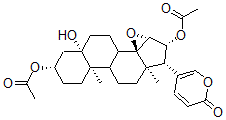 CAS#: 4189-91-7, 3b,16b-Bis(Acetyloxy)-14,15b-Epoxy-5-Hydroxy-5b-Bufa-20,22-Dienolide