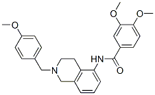 CAS#: 41957-48-6, 3,4-Dimethoxy-N-[1,2,3,4-Tetrahydro-2-(4-Methoxybenzyl)Isoquinolin-5-Yl]Benzamide
