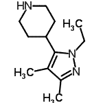 CAS#: 419572-06-8, 4-(1-Ethyl-3,4-Dimethyl-1H-Pyrazol-5-Yl)Piperidine