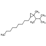 CAS#: 41977-42-8, 1-Methyl-1-(3-Methyl-2-Butanyl)-2-Nonylcyclopropane