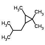 CAS#: 41977-43-9, 2-Isobutyl-1,1,3-Trimethylcyclopropane