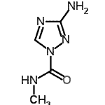 CAS#: 41995-96-4, 3-Amino-N-Methyl-1H-1,2,4-Triazole-1-Carboxamide