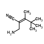 CAS 登录号：42009-35-8， (2E)-2-(氨基甲基)-3,4,4-三甲基-2-戊烯腈