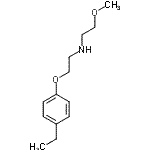 CAS 登录号：420100-40-9， 2-(4-乙基苯氧基)-N-(2-甲氧基乙基)乙胺