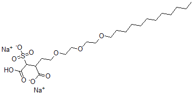 CAS#: 42016-08-0, Disodium C-(2-(2-(2-(Dodecyloxy)Ethoxy)Ethoxy)Ethyl) Sulphonatosuccinate