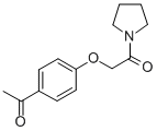 CAS 登录号：42018-32-6， 4'-[(1-吡咯烷基)羰基甲氧基]苯乙酮