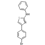 CAS#: 42056-77-9, 4-(4-Bromophenyl)-N-Phenyl-1,3-Thiazol-2-Amine
