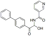 CAS#: 42069-29-4, N-(2-(1,1'-Biphenyl)-4-Yl-1-Hydroxy-2-Oxoethyl)-3-Pyridinecarboxamide