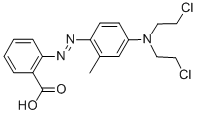 CAS#: 4213-40-5, 2-[[4-[Bis(2-Chloroethyl)Amino]-2-Methylphenyl]Azo]Benzoic Acid