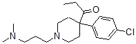 CAS 登录号:42137-91-7, 4-丙酰基-4-(4-氯苯基)-1-(3-二甲基氨基丙基)哌啶