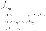 CAS#: 42228-65-9, 2-Methoxyethyl N-[5-(Acetylamino)-2-Methoxyphenyl]-N-Ethyl-beta-Alaninate