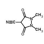 CAS#: 42238-90-4, 1,2-Dimethyl-3,5-Dioxo-4-Pyrazolidinecarbonitrile