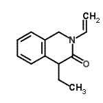 CAS#: 423118-91-6, 4-Ethyl-2-Vinyl-1,4-Dihydro-3(2H)-Isoquinolinone