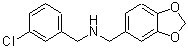 CAS#: 423736-31-6, 1-(1,3-Benzodioxol-5-Yl)-N-(3-Chlorobenzyl)Methanamine