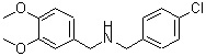 CAS#: 423738-40-3, 1-(4-Chlorophenyl)-N-(3,4-Dimethoxybenzyl)Methanamine