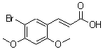 CAS 登录号：423748-18-9， (2E)-3-(5-溴-2,4-二甲氧基苯基)丙烯酸