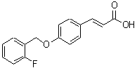 CAS#: 423754-20-5, (2E)-3-{4-[(2-Fluorobenzyl)Oxy]Phenyl}Acrylic Acid