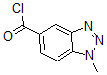 CAS 登录号：423768-38-1， 1-甲基-1H-苯并三唑-5-甲酰氯