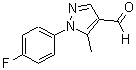 CAS#: 423768-41-6, 1-(4-Fluorophenyl)-5-Methyl-1H-Pyrazole-4-Carbaldehyde