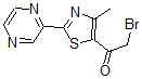 CAS#: 423768-43-8, 2-Bromo-1-[4-Methyl-2-(2-Pyrazinyl)-5-Thiazolyl]-Ethanone