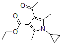 CAS#: 423768-51-8, 4-Acetyl-1-Cyclopropyl-2,5-Dimethyl-1H-Pyrrole-3-Carboxylic acid Ethyl Ester