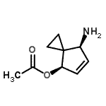 CAS#: 423771-24-8, (4R,7S)-7-Aminospiro[2.4]Hept-5-En-4-Yl Acetate