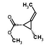 CAS#: 42418-99-5, Methyl (1S,2Z,3R)-2-Ethylidene-3-Methylcyclopropanecarboxylate