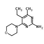CAS#: 424813-05-8, 5-Ethyl-4-Methyl-6-(4-Morpholinyl)-2-Pyrimidinamine