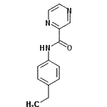 CAS 登录号：424818-79-1， N-(4-乙基苯基)-2-吡嗪甲酰胺