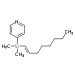 CAS#: 424822-24-2, 4-{Dimethyl[(1E)-1-Octen-1-Yl]Silyl}Pyridine