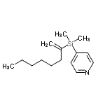 CAS#: 424822-25-3, 4-[Dimethyl(1-Octen-2-Yl)Silyl]Pyridine