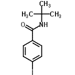 CAS#: 42498-36-2, 4-Iodo-N-(2-Methyl-2-Propanyl)Benzamide