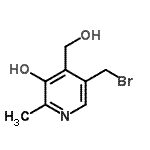 CAS#: 42529-20-4, 5-(Bromomethyl)-4-(Hydroxymethyl)-2-Methyl-3-Pyridinol
