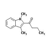 CAS 登录号：425373-45-1， 1-(1,3-二甲基-1H-吲哚-2-基)-1-丁酮