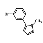 CAS#: 425379-69-7, 5-(3-Bromophenyl)-1-Methyl-1H-Pyrazole