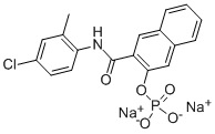 CAS#: 4264-93-1, N-(4-Chloro-2-methylphenyl)-3-(phosphonooxy)-2-Naphthalenecarboxamide Disodium salt
