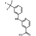 CAS#: 42729-22-6, 2-{[3-(Trifluoromethyl)Phenyl]Amino}Isonicotinic Acid
