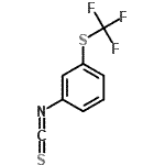 CAS 登录号：42729-26-0， 1-异硫氰酸基-3-[(三氟甲基)硫基]苯