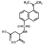 CAS#: 42808-07-1, N-{[5-(Dimethylamino)-1-Naphthyl]Sulfonyl}Aspartic Acid