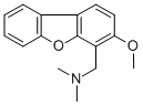 CAS 登录号：42840-13-1， 1-(3-甲氧基二苯并呋喃-4-基)-N,N-二甲基甲胺